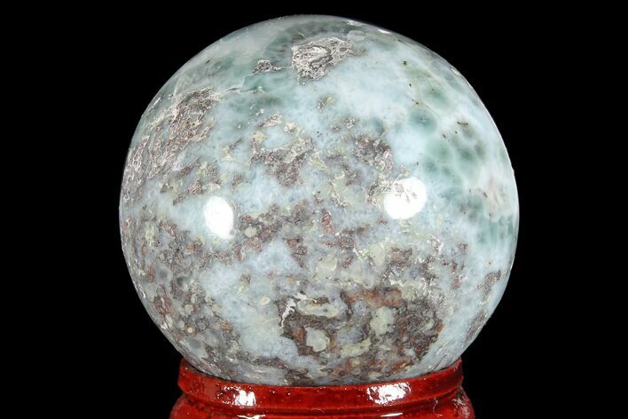 Polished Larimar Sphere - Dominican Republic #168140